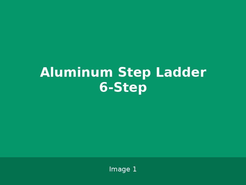 Aluminum Step Ladder 6-Step