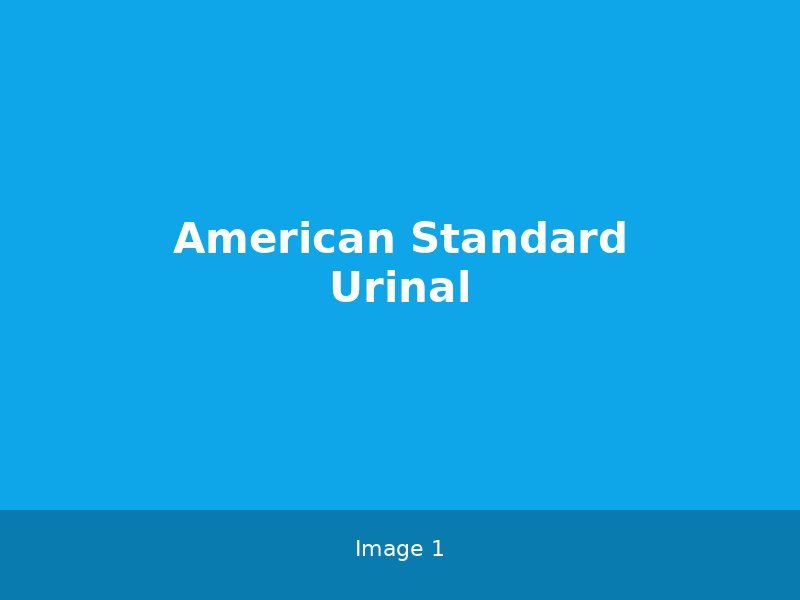 American Standard Urinal