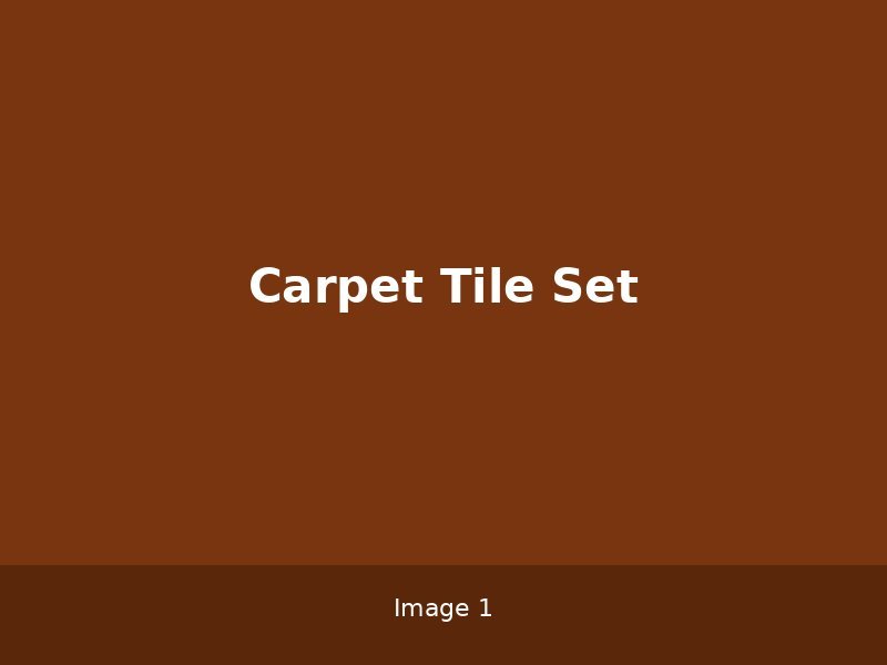 Carpet Tile Set