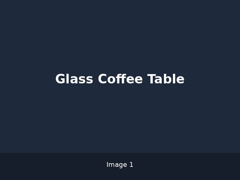 Glass Coffee Table