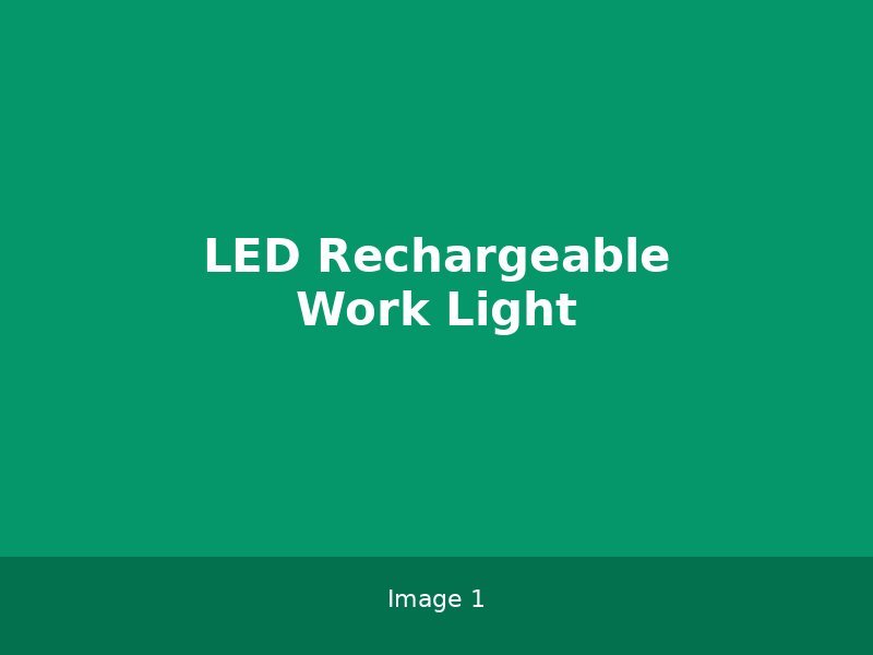 LED Rechargeable Work Light