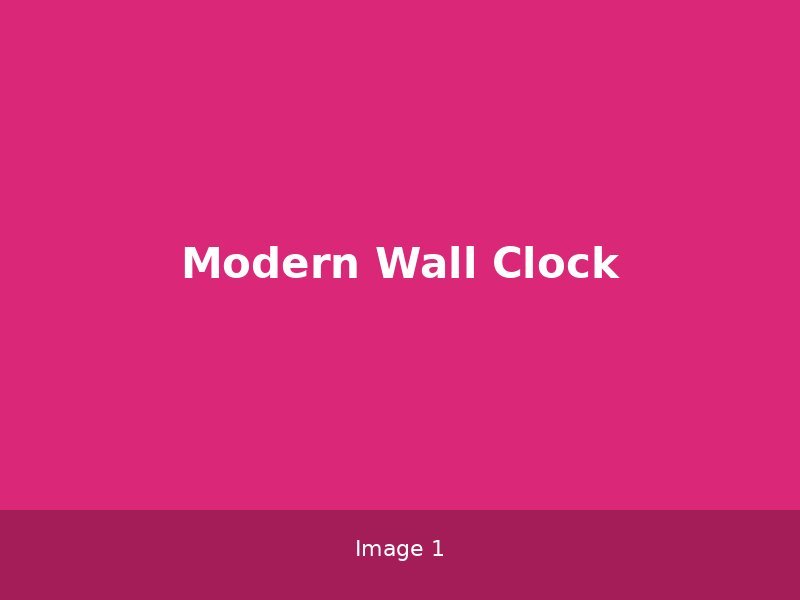 Modern Wall Clock