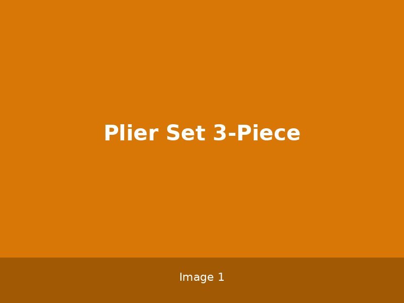 Plier Set 3-Piece