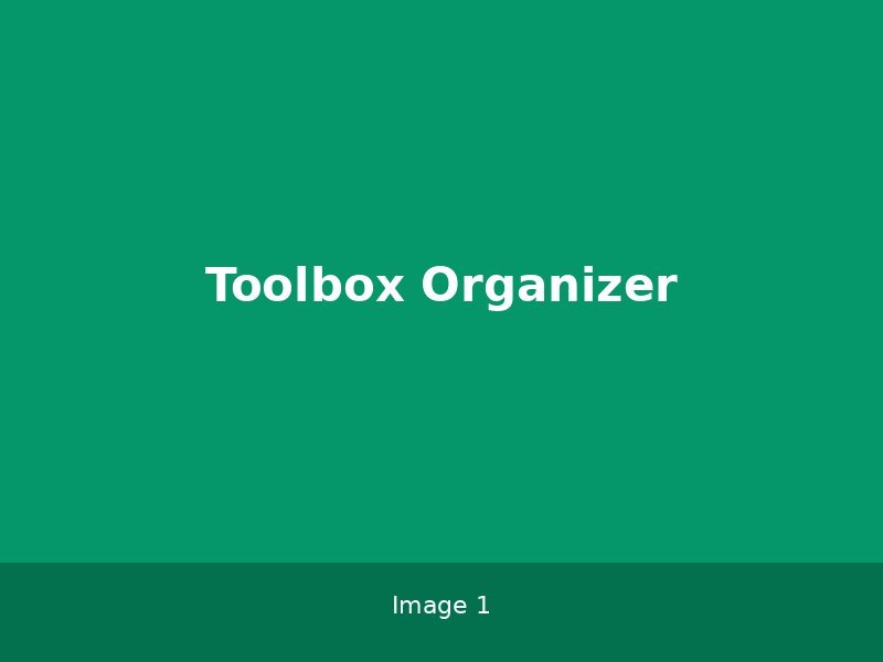 Toolbox Organizer