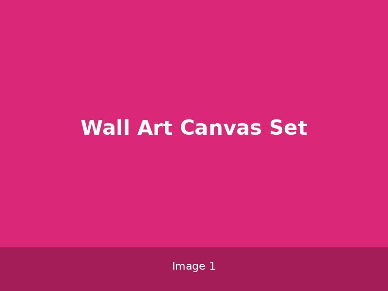 Wall Art Canvas Set